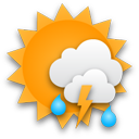 Nach einem wolkenlosen Start kommen teils gewittrige Regenschauer auf.... Klick für mehr Infos