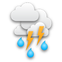 Ein bewölkter, aber anfangs meist trockener Tag, später kommt Gewitt... Klick für mehr Infos