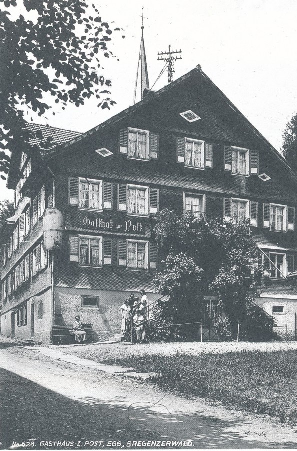 Gasthaus 'Post', Egg,  (1886 zum Goldenen Adler)