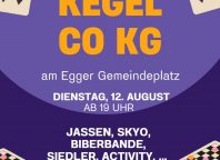 Gemeinde Egg: Würfel, Kegel, CO KG - DI, 12.08