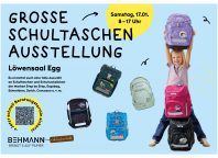 Schultaschen- ausstellung der Firma Behmann im Löwensaal Egg – SA. 17.01.2026