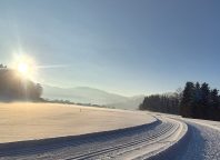 Loipe und Winterwanderweg in Großdorf