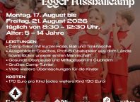 10. Sutterlüty Egger Fußballcamp - 17.-21.08